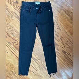 Paige black jeans size 25